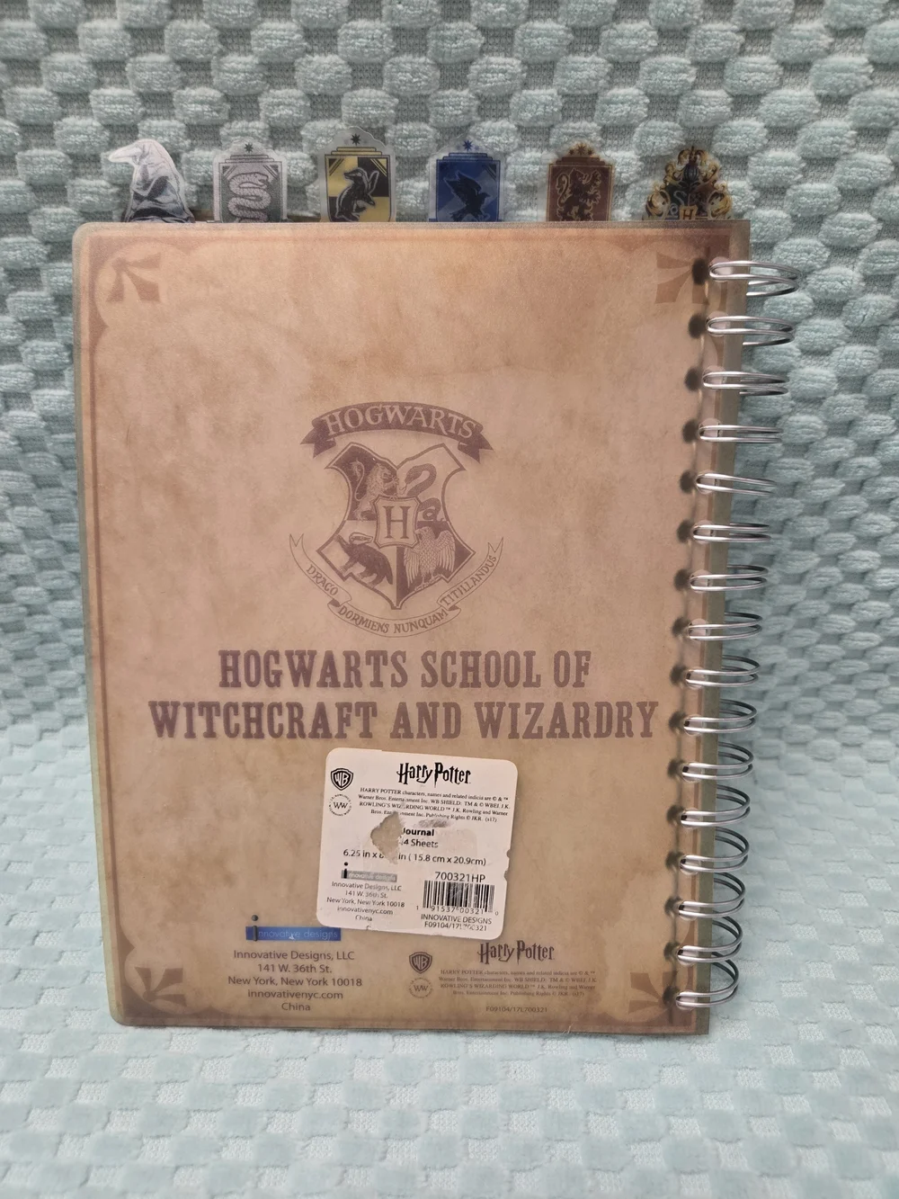 Hogwarts Crest Spiral Notebook/ Journal